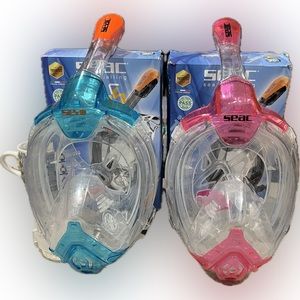 SEAC Libera full face snorkel mask PINK XS